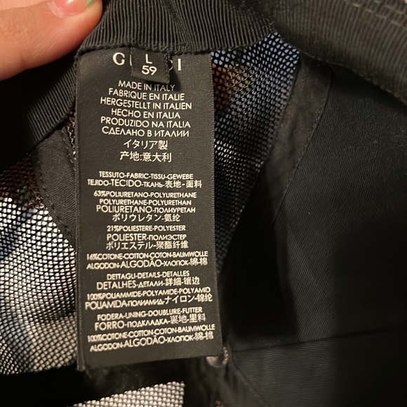 Gucci hat. Size L-59, belt size 100 - Picture 4 of 7